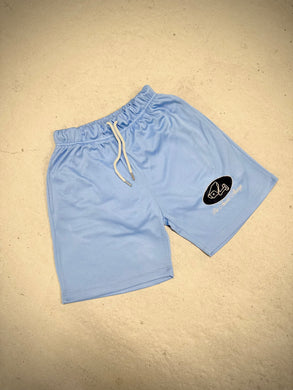 MESH SHORTS ( BABY BLUE)