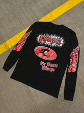 Load image into Gallery viewer, BLACK/RED LONGSLEEVE T