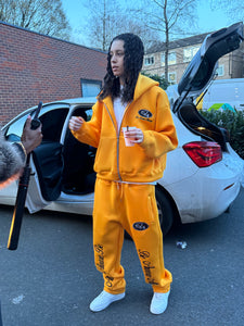 SCUBA ZIP HOODIE (YELLOW)
