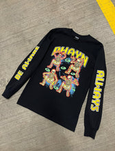 Load image into Gallery viewer, SKULL LONGSLEEVE T (BLACK)