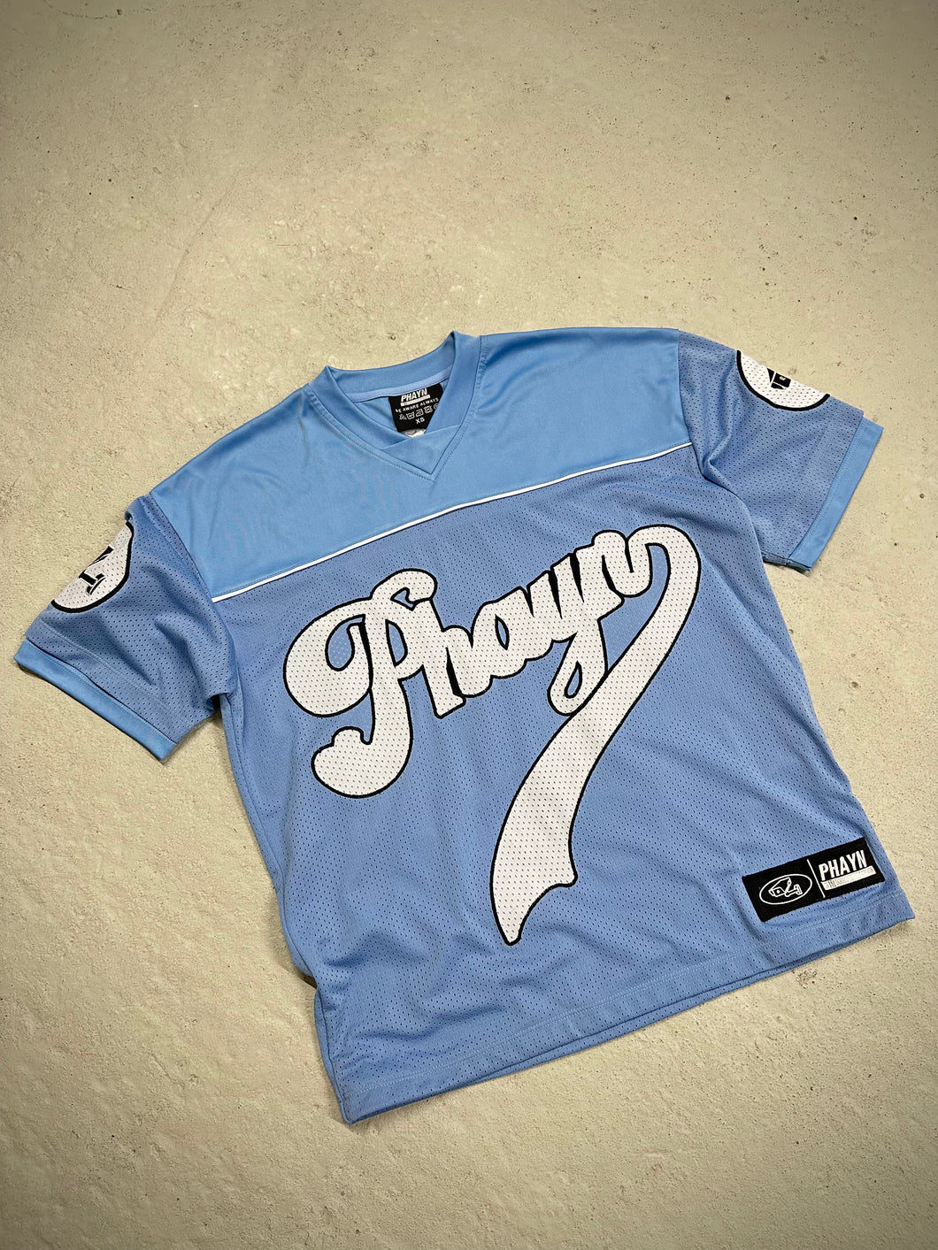 MESH JERSEY ( BABY BLUE)