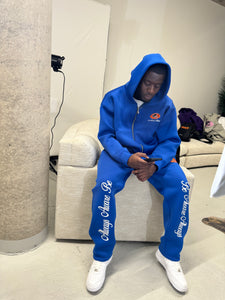SCUBA ZIP HOODIE (BLUE)