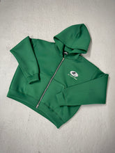 Load image into Gallery viewer, SCUBA ZIP HOODIE (GREEN)