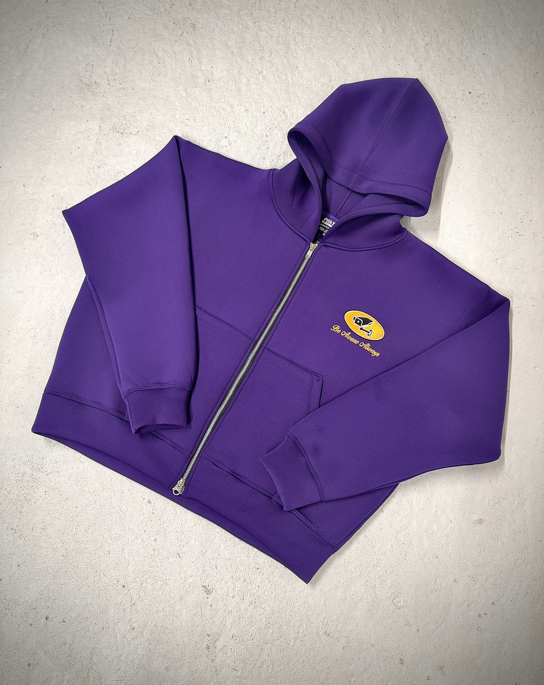 SCUBA ZIP HOODIE (PURPLE)