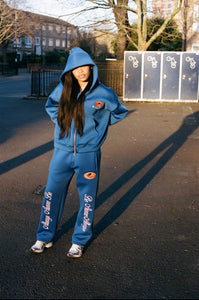 SCUBA ZIP HOODIE (BLUE)