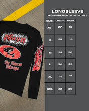 Load image into Gallery viewer, BLACK/RED LONGSLEEVE T