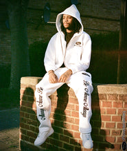 Load image into Gallery viewer, SCUBA ZIP HOODIE (WHITE)